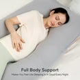 thumbnail image 4 of Momcozy Pregnancy Pillow with Soft Cover, Body Pillow for Pregnant Women, 4 of 10