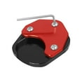 thumbnail image 2 of jiaping Motorcycle Side Stand Foot Enlarger Hot Pavement Anti Sinking Extension Enlarger red, 2 of 7