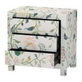 thumbnail image 2 of Baxton Studio Connery Floral  End Table 3-Drawer Decorative Storage Cabinet, 2 of 10