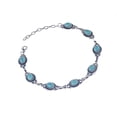 thumbnail image 2 of Bohemian Style Layered Beaded Anklet Metal Alloy Foot Jewelry with Turquoise for Women and Girls, 2 of 4