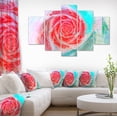 thumbnail image 1 of Rose Abstraite Mystérieuse - Impression sur Toile Florale, 1 of 3