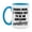 White/Light Blue, variant on Waitress Gift For Mom Mug, Funny Mom Gift, 11Oz Or 15Oz White Ceramic Coffee Cup