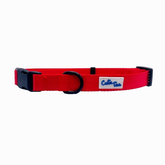 Cutie Ties Fun Design Dog Collar Red Small