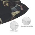 thumbnail image 3 of Fotbe Stylish Avian Gathering Funda de Almohada Decorativa Estilo Occidental, Lujo en Algodón, Fundas para Almohadas King, Cojín Estampado para Decoración del Hogar-14"x20", 3 of 6