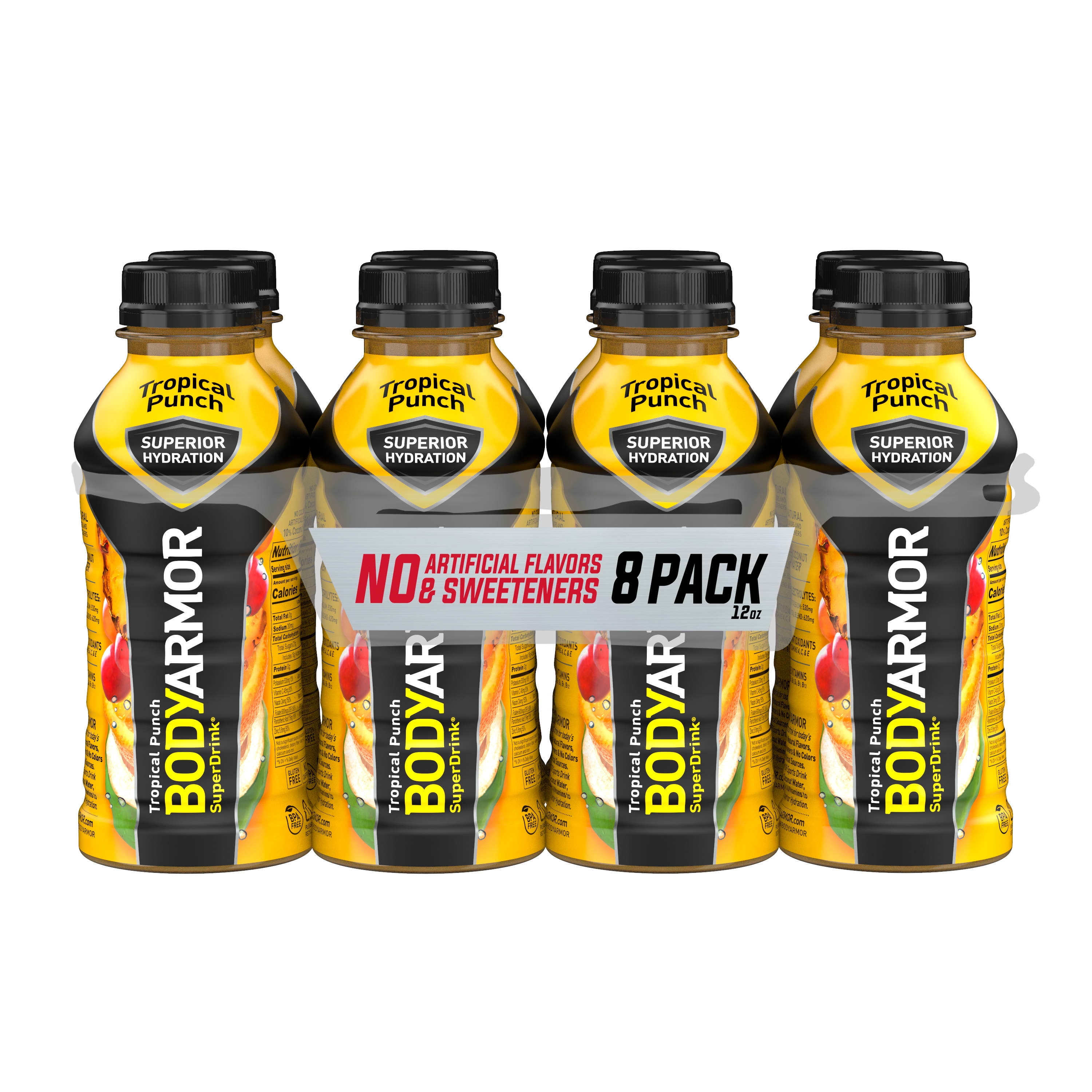 BODYARMOR Sports Drink Tropical Punch, 12 fl oz, 8 count