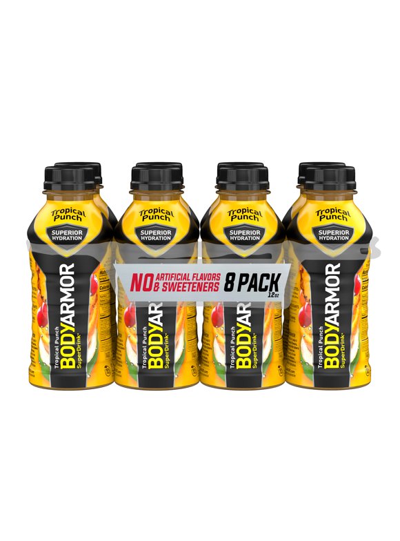 BODYARMOR Sports Drink Tropical Punch, 12 fl oz, 8 count