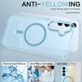 thumbnail image 2 of BENTOBEN Case for Samsung S25 Plus / Samsung S24 Plus 6.7" Magnetic Clear Glitter Case Compatible with Mag-safe Shockproof Sparkly Protective Case, 2 of 8