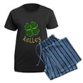 thumbnail image 5 of CafePress - Irish Kelley Women's Dark Pajamas - Women's Short Sleeve Print T-Shirt and Pants Dark Cotton Pajama Set, 5 of 7