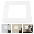 thumbnail image 1 of ELAYARD Double Light Switch Cover Plate Outlet Cover Acrylic Prevent Living Room 1Set, 1 of 8