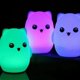 thumbnail image 5 of Luces nocturnas para habitación de niños, linda lámpara de silicona con luz nocturna para niños y niñas, luz nocturna portátil para guardería, recargable por USB, decoración de hab, 5 of 5