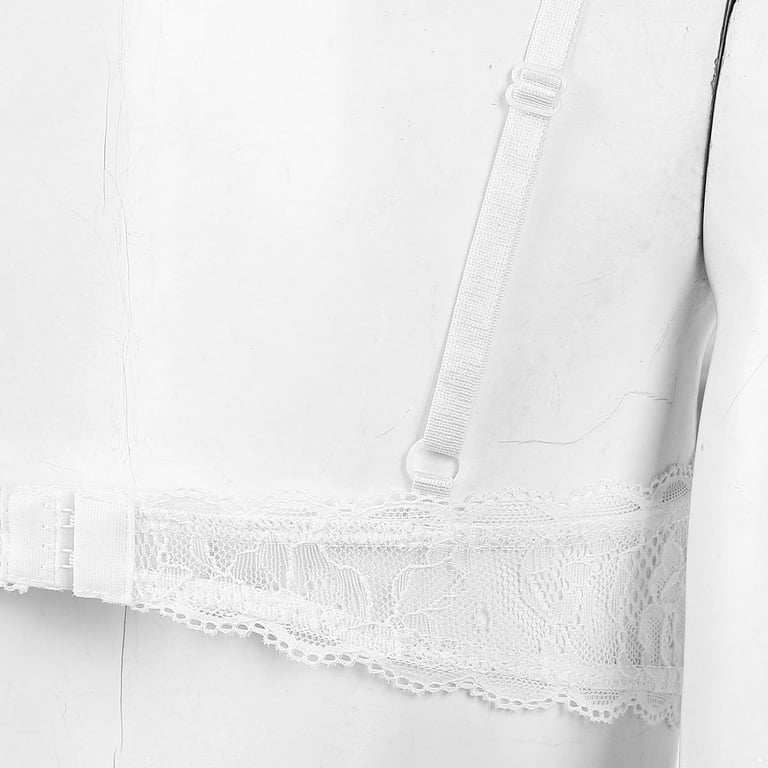 Lace Trim Bralette - White – STONE + BIRCH BOUTIQUE