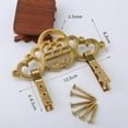 thumbnail image 3 of Vintage Brass Picture Hanging Hooks: Sturdy & Easy to Install!, 3 of 7