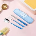thumbnail image 7 of Elainilye Reusable Cutlery Set, Camping Utensils Kit, Portable Tableware for School Lunch Travel, 7 of 7