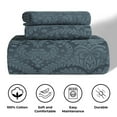 thumbnail image 3 of Superior 2 Piece Aspen Cotton Blend Deep Sea Bedspread Set, Twin, 3 of 9