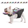 thumbnail image 1 of Mklhgty Chaleco Salvavidas Para Perros Chaleco Salvavidas Reflectante Para Perros Con Flotador De Cuello Extraíble De Alta Flotabilidad Para Nadar Y Navegar Traje De Baño De Seguridad Para Mascotas Ri, 1 of 4