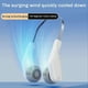 thumbnail image 3 of Portable Neck Fan, 800mAh Rechargeable Wearable Personal Fan Pink, 3 of 5