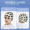 thumbnail image 6 of Xecao Colorful Autumn Pinecones Print Beanie Hat Toddler Girls Boys, Baby Hats Winter Warm Knitted Thermal, Kids Winter Caps, 6 of 7
