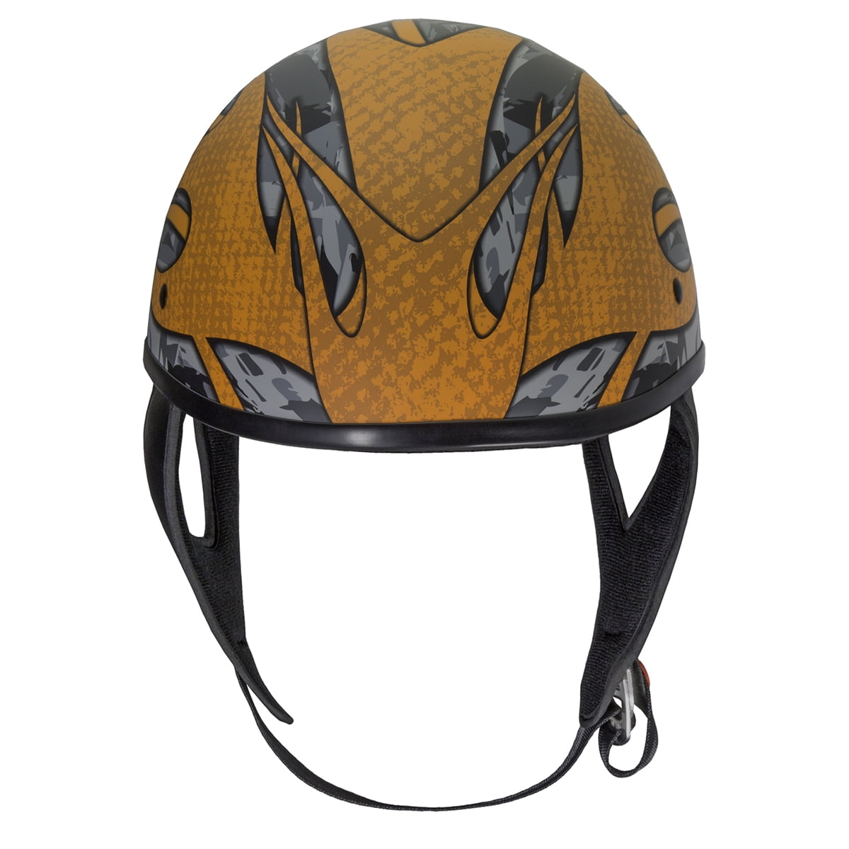 Fulmer, (1)3012824, Adult Shorty Motorcycle Helmet - DOT Approved - 301 TAC - Blaze Orange, L