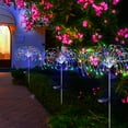 thumbnail image 4 of Syenll Solar Firework Lights, 2 Pack 120 LED Solar Garden Stake Lights for Outdoor Patio Lawn Decor (Multicolor), 4 of 9