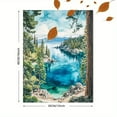 thumbnail image 3 of Lake Tahoe Landscape Watercolor Painting/Canvas Print，Suitable for Living Room，Bedroom，Office，Bathroom，Hotel Decoration, 3 of 8