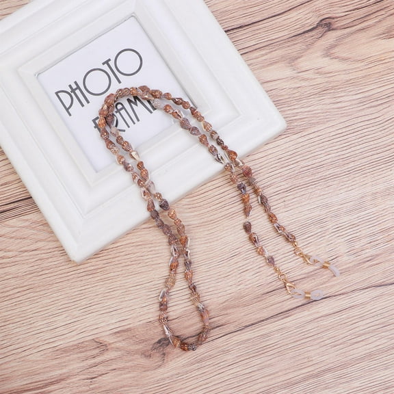 PAMINGONO Eyeglass Chains Black Shell 1Pack 33In