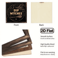 thumbnail image 4 of 2D Flat - Halloween Welcome Door Sign Decor, Happy Halloween Front Door Sign for House Home Porch, Happy Halloween Witch Decoration, Sup Withces, 4 of 9