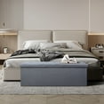 thumbnail image 2 of Soft Padded Storage Bench, Multifunctional Storage Box for Living Room, Bedroom, and Entrance - Spacious Storage Space and Seats, 2 of 6