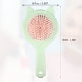 thumbnail image 2 of Unique Bargains 1pc Women Cat's Ears Airbag Hair Comb for Straight Curly Thick Wet Hair Green ABS TPR, 2 of 6