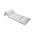 thumbnail image 4 of Anchor Floor Pillow Lounger Cover, Maritime Design Anchors and Ship Wheels on the White Background Art Print, Nap Mat Printed Fabric Case for 5 Pillows, 88" x 36", Navy Blue and Ruby, by Ambesonne, 4 of 5