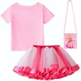 thumbnail image 2 of Princess Peach Ensemble de Costume pour Filles, Robe Tutu Princess Peach Super Bros Cosplay Fête d'Halloween, 2 of 6
