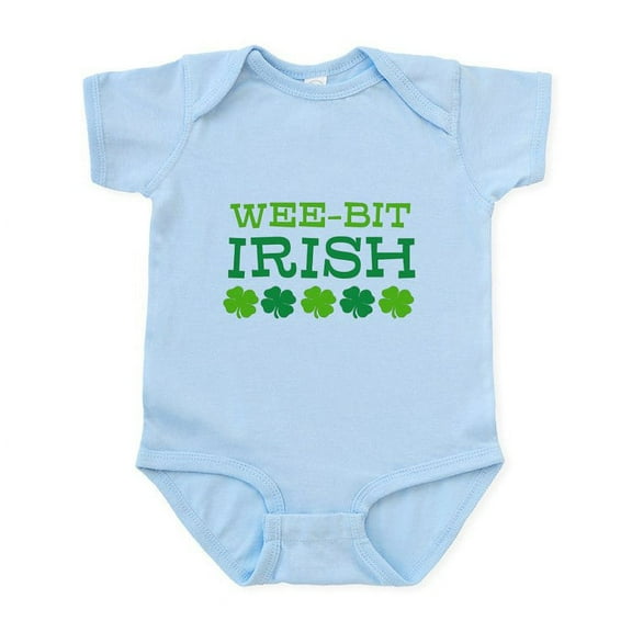 CafePress - WEE BIT Irish Body Suit - Baby Light Bodysuit, Size Newborn - 24 Months