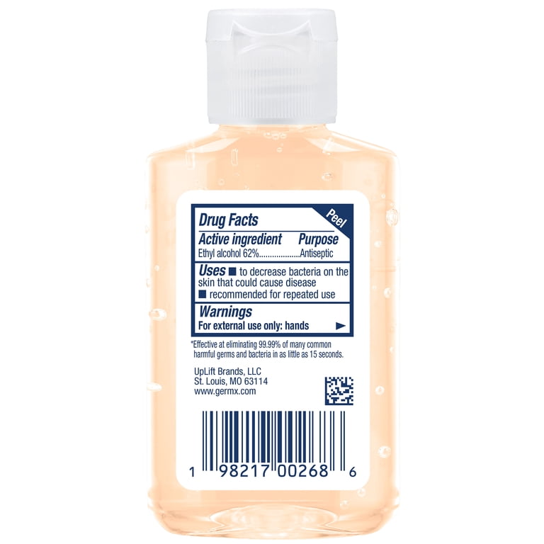 Germ-X Hydrating Hand Sanitizer Gel with Vitamin C, Citrus Zest