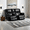 Black, variant on Recliner Loveseat with Cup Holders for Living Room Love Seat Manual Oversized Recliner with Ergonomic, Side Pocket for Adult (Grey Double)
