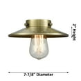 thumbnail image 2 of Innovations Lighting 284 Railroad Railroad 8" Wide Semi-Flush Ceiling Fixture - Black, 2 of 2