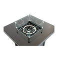 thumbnail image 6 of Living Source International 25'' H x 30'' W Steel Outdoor Fire PitTable with Lid, 6 of 6