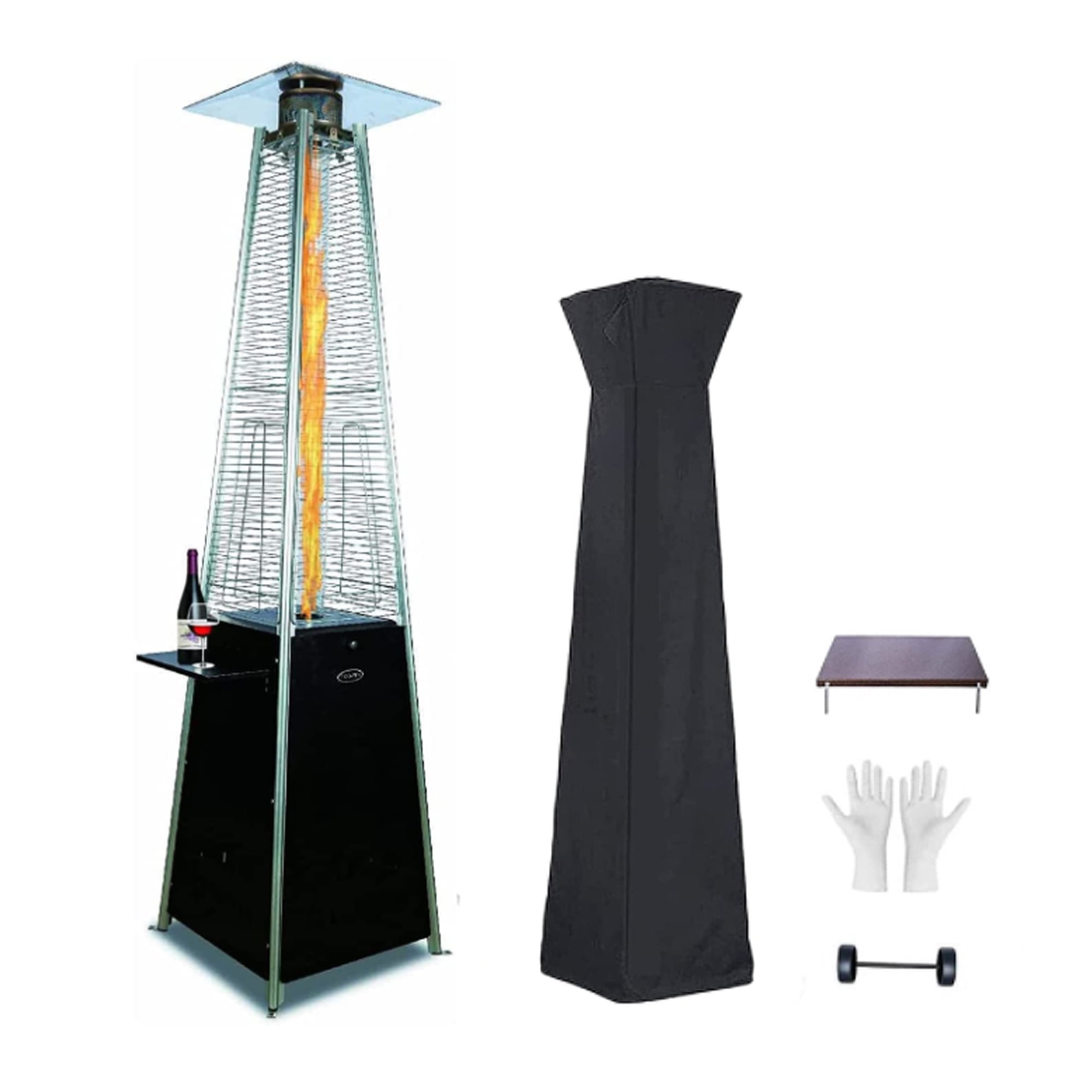 Pyramid Patio Propane Heater, Outdoor Propane Heater with Detachable