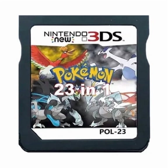 23-in-1 super combination NDS game card, US version. Collection of retro games