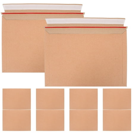 Masteelf 25pcs Mailing Envelopes Photo Document Mailers Cardboard Envelopes Rigid Self Seal Mailing Envelopes Stay Flat Shipping Envelopes for Documents