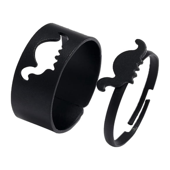 1 par de anillos de dinosaurio , para parejas, mujeres, Yuyangstore Anillos a juego