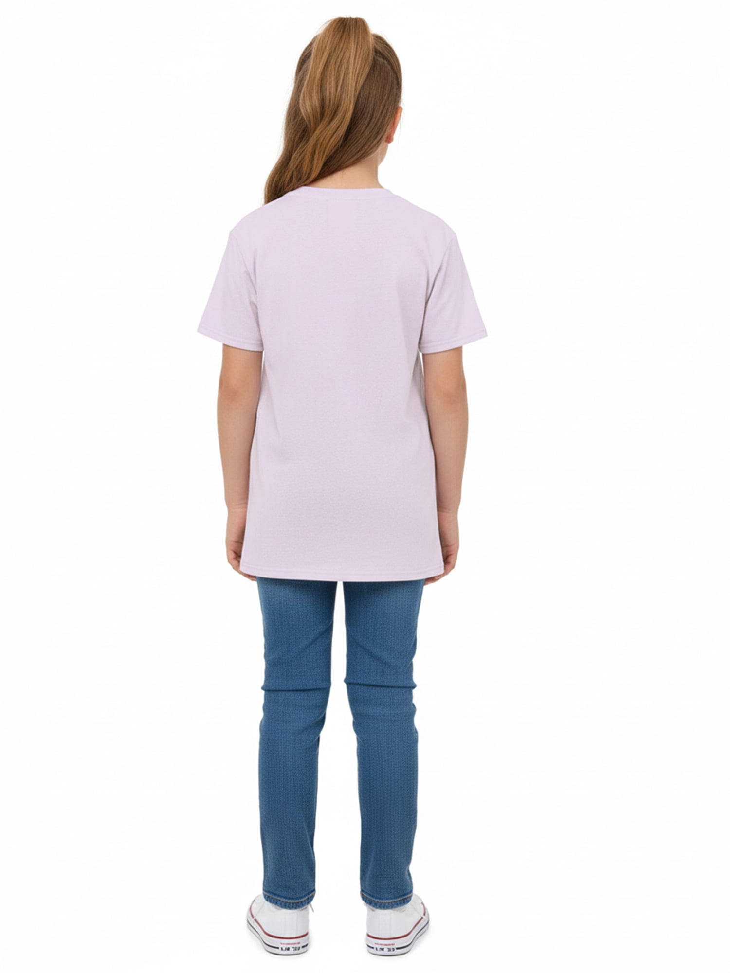 Wonder Nation Girls Cats Graphic Tee with Short Sleeves, Sizes 4-18