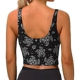 thumbnail image 4 of Uemuo Turtle Pattern Women's Sports Bra - High Impact Support, Breathable, and Comfortable Athletic Bra for Running, Yoga, and Workouts, 4 of 9