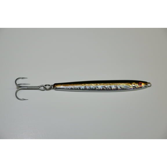 Point Wilson Dart Candlefish Jigs, 4.75oz, Green/Nickel, Fishing Jigs