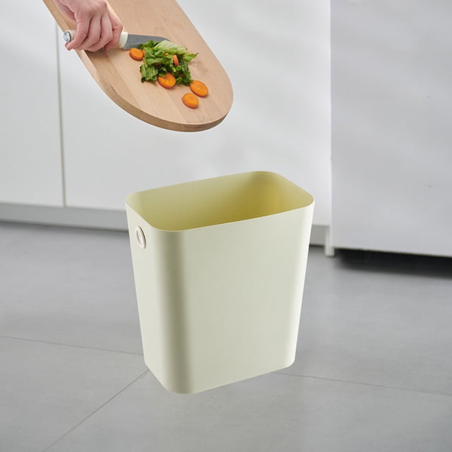 Chmadoxn Garbage Can, Trash Can Rectangular Open Top Waste Bin Suitable For Home Bathroom Kitchen Bedroom Office Waste Bin Modern Plastic Waste Bin rubbish bin