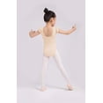 thumbnail image 4 of Girls Ballet Leotard Short Sleeve with Ruffle, Stretch Fit Dancewear for Ballet, Gymnastics & Dance Class, 4 of 5