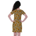 thumbnail image 4 of Moomaya Printed MidiDressFor Women Short Sleeves Above Knee-Length Summer Casual Dresses, 4 of 5