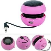 Portable Wired Speaker for Orbic Myra 5G UW, Magic 5G Phones - Audio Multimedia Rechargeable Pink Z3V