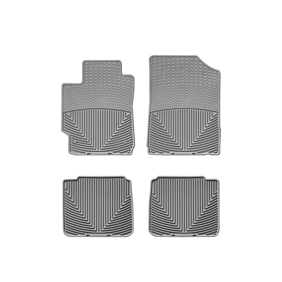 WeatherTech All-Weather Floor Mats compatible with 2007-2011 Toyota Camry - 1st & 2nd Row, Grey