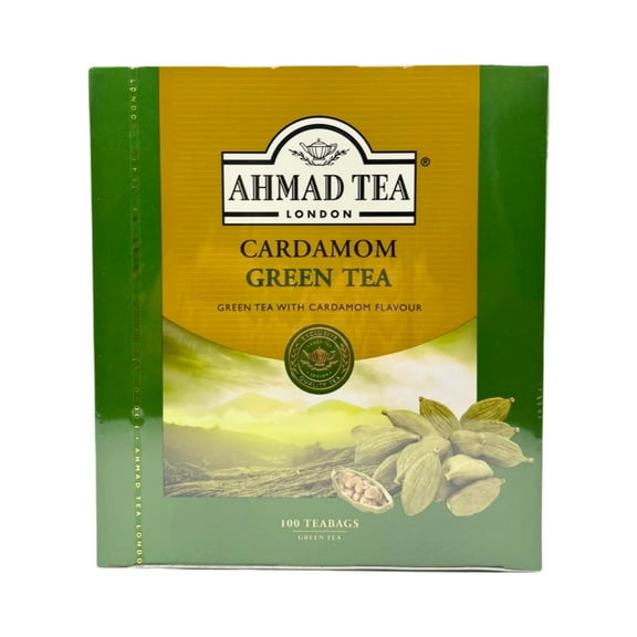 Ahmad Green Tea W/Cardamom 100 bags