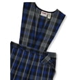 thumbnail image 2 of Cookie's Girls’ Jumper (Sizes 2 - 6X) Color: gray/royal/white *plaid #32* Size: 4, 2 of 3
