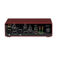thumbnail image 1 of Tarjeta de Sonido Profesional MB22 con Interfaz de Audio USB y Fuente de Alimentación Fantasma de 48 V para Podcasts en Directo en Estudio., 1 of 5